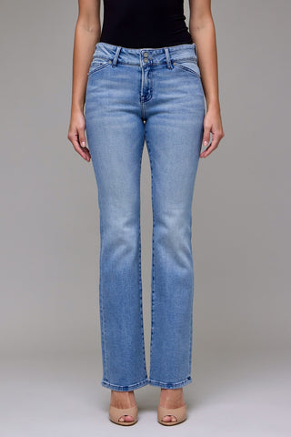 Hidden Low Rise Ryan Double Waistband Bootcut Jeans
