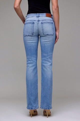 Hidden Low Rise Ryan Double Waistband Bootcut Jeans