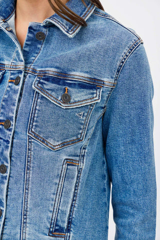 Hidden Rebel Denim Trucker Jacket - Premium clothing at Lonnys NY - Just $104! Shop Womens clothing now 