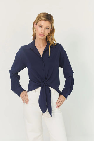 Hutch Robbie Tie Front Shirt