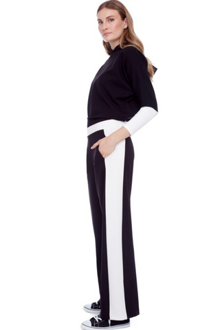 I Love Tyler Madison Amanda side stripe wide leg pant - Premium pants from I Love Tyler Madison - Just $136! Shop now 