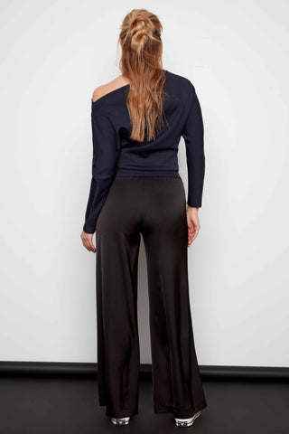 iLTM Dimitra Satin Wide Leg Pants - Premium clothing at Lonnys NY - Just $115! Shop Womens clothing now 