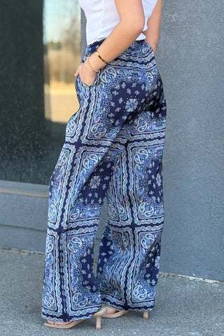 61 Jane Bandana Print Pants