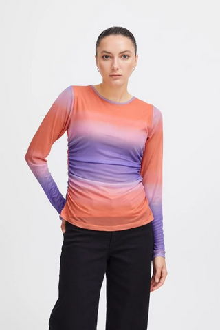 ICHI Ihista T-Shirt *FINAL SALE* - Premium Shirts & Tops at Lonnys NY - Just $25! Shop Womens clothing now 