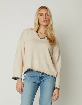 JS71 Rory Contrast Sweater - Premium clothing at Lonnys NY - Just $189! Shop Womens clothing now 