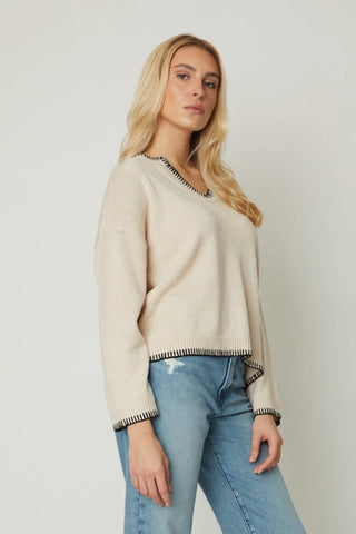 JS71 Rory Contrast Sweater - Premium clothing at Lonnys NY - Just $189! Shop Womens clothing now 