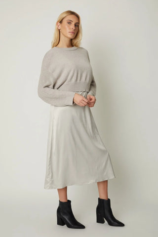 JS71 Willow Sweater Slip Dress - Premium clothing at Lonnys NY - Just $264! Shop Womens clothing now 