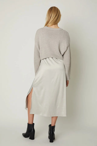 JS71 Willow Sweater Slip Dress - Premium clothing at Lonnys NY - Just $264! Shop Womens clothing now 