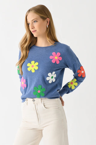 J. Society Daisy Crew Sweater - Premium clothing at Lonnys NY - Just $160! Shop Womens clothing now 