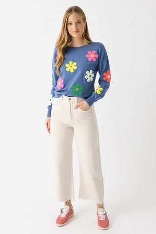 J. Society Daisy Crew Sweater - Premium clothing at Lonnys NY - Just $160! Shop Womens clothing now 