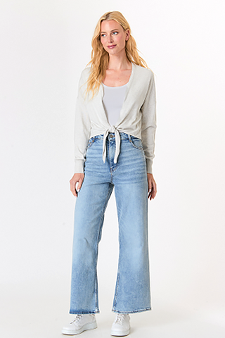 J. Society Tie Front Sweater