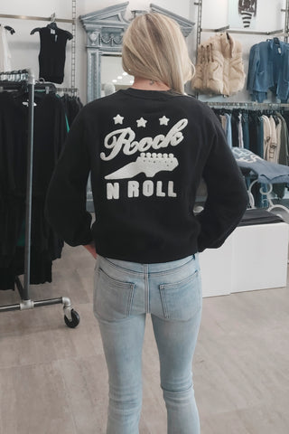 Just Madison Rock N Roll Sweatshirt - Premium clothing at Lonnys NY - Just $95! Shop Womens clothing now 