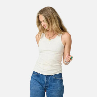 Kerri Rosenthal Basic Heart Tank Top