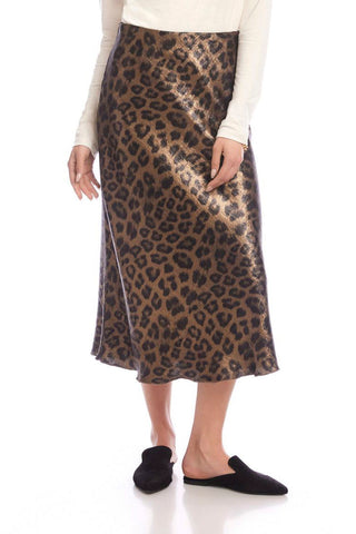 Karen Kane Leopard Skirt