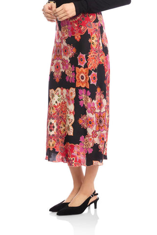 Karen Kane Bias Cut Midi Skirt
