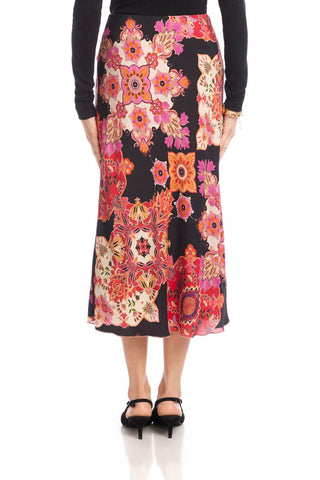 Karen Kane Bias Cut Midi Skirt