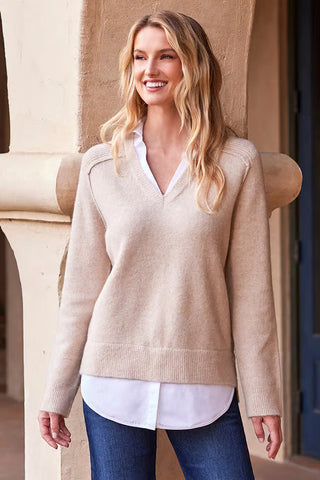 Karen Kane Layered Sweater - Premium clothing at Lonnys NY - Just $109! Shop Womens clothing now 