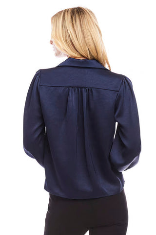 Karen Kane Shirred Blouse - Premium clothing at Lonnys NY - Just $168! Shop Womens clothing now 