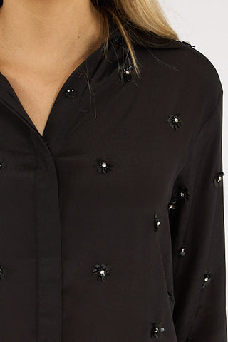 Karina Grimaldi Bella Embroidered Blouse