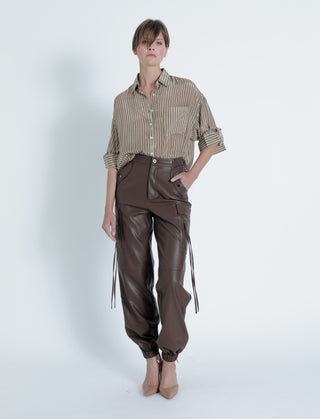 Karina Grimaldi Vegan Leather Pants