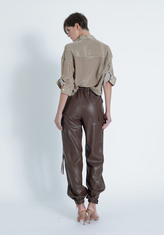 Karina Grimaldi Vegan Leather Pants