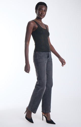 Karina Grimaldi Bowie Studded Tank Top