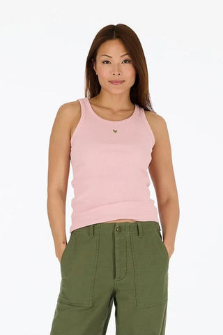 Kerri Rosenthal Basic Heart Tank Top