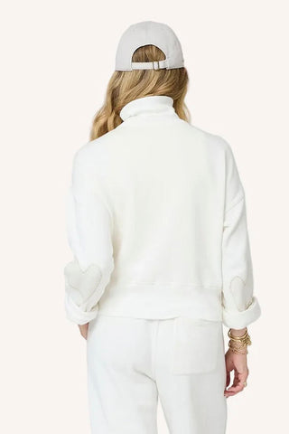 Kerri Rosenthal Imperfect Leather Heart Patch Hat