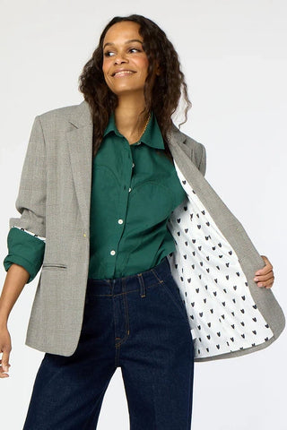 Kerri Rosenthal Workday Plaid Blazer - Premium clothing at Lonnys NY - Just $498! Shop Womens clothing now 