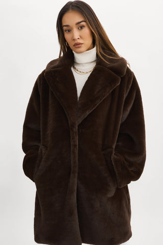 LAMARQUE Linnea Faux Fur Coat