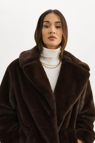 LAMARQUE Linnea Faux Fur Coat