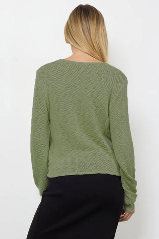 LA Made Cassie Front Twist Top