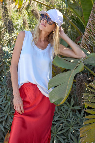 LA Made Silky You Tank - Premium clothing at Lonnys NY - Just $86! Shop Womens clothing now 