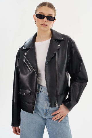 LaMarque Andrade Recycled Leather Jacket - Premium clothing at Lonnys NY - Just $495! Shop Womens clothing now 