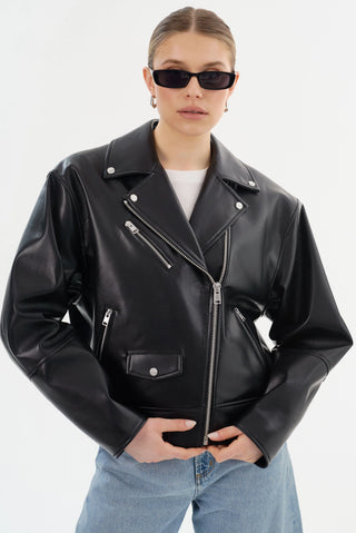 LaMarque Andrade Recycled Leather Jacket - Premium clothing at Lonnys NY - Just $495! Shop Womens clothing now 