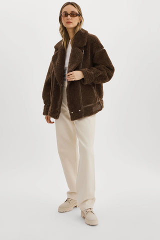 Lamarque Badu Oversized Sherpa Coat