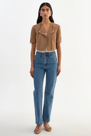 Lamarque Kirsi Cropped Suede Jacket