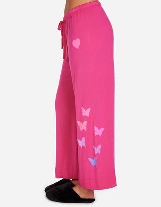 Lauren Moshi Alison Butterfly Heart Pajama Sets