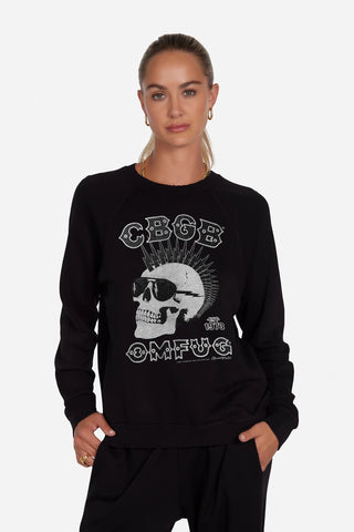 Lauren Moshi Anela CBGB Crystal Skull Shirt - Premium clothing at Lonnys NY - Just $202! Shop Womens clothing now 