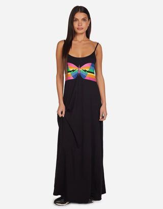 Lauren Moshi Berna Butterfly Stripe Dress