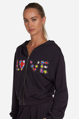 Lauren Moshi Lachelle Diamond Evil Eye Hoodie - Premium clothing at Lonnys NY - Just $198! Shop Womens clothing now 