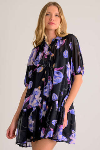 lavender brown silk dress Lavender Brown Ariel Dress