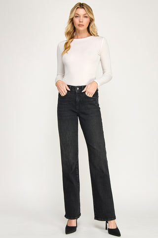 Level 99 Carrie Mid Rise Cigarette Jeans