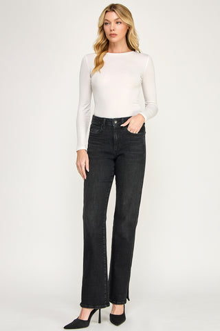 Level 99 Carrie Mid Rise Cigarette Jeans