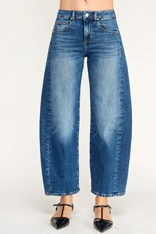 Level 99 Quinn Curve Wide Leg Barrel Jeans