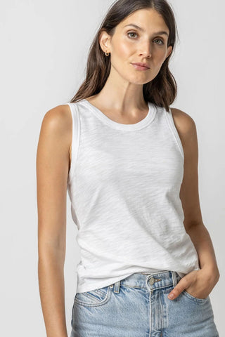 Lilla P Back Seam Tank - Premium Shirts & Tops at Lonnys NY - Just $77! Shop Womens clothing now 