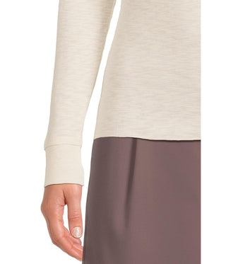 Lilla P Rib Slub Long Sleeve Crew Neck Shirt