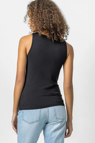 Lilla P Scoop Neck Tank - Premium tank top at Lonnys NY - Just $59! Shop Womens clothing now 