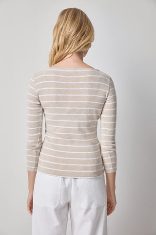 Lilla P Striped Boatneck Shirt