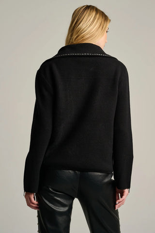 Lisa Todd Moto Stitch Sweater Jacket